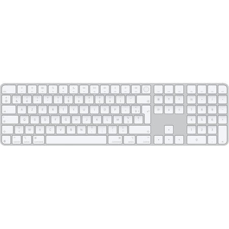 Tastiera numerica Magic Keyboard Touch ID con tasti Apple in silicone - FR - Bianchi