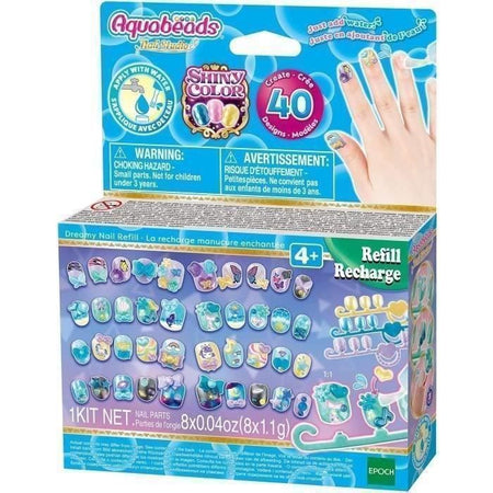 Ricarica di manicure incantata - Aquabeads - Unghie che si attaccano con acqua, tempo libero per i bambini