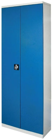 Armadio metallico con ripiani regolabili per minuteria cm. 70x27,5x195h