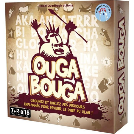 Ouga Bouga - Asmodee - Diventa il leader del clan - Età 7 - Prodotto in Francia