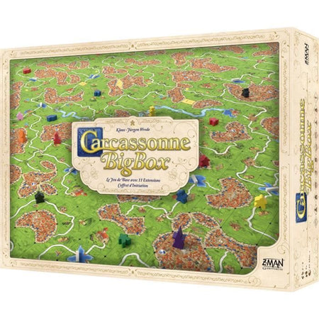 Carcassonne: Big Box 2021  Età: 7+ Numero di giocatori: 2-6