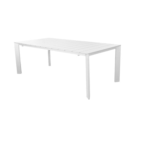 Tavolo "Barbados" allungabile telescopico per esterno e giardino, in alluminio 165/215 cm