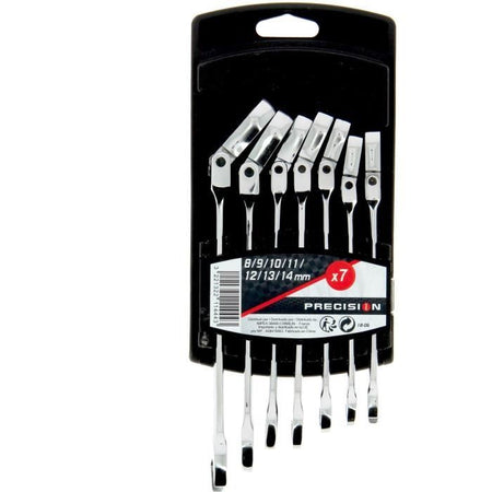 7 Chiavi combinate a cricchetto - PRECISION STEEL