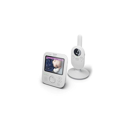 Baby monitor video SCD892/26 con portata di 300 metri / schermo a colori da 3,5' con zoom 2x / ninne nanne - luce notturna - temperatura - modalità eco