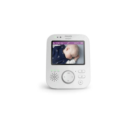 Baby monitor video SCD892/26 con portata di 300 metri / schermo a colori da 3,5' con zoom 2x / ninne nanne - luce notturna - temperatura - modalità eco