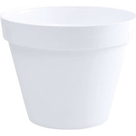 Vaso da fiori tondo EDA toscano - 60 x H 47 cm - 76 L - Bianco