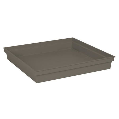 Sottovaso quadrato EDA Tuscany - 40 cm - Tortora