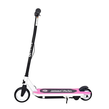 Urbanglide Ride55 Monopattino Elettrico Bambino Da 6 Anni Ultra Leggero Velocità Massima 10km/h Stampella Rosa