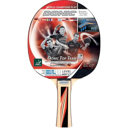 Racchetta da ping pong - SCHILDKRT - TOP TEAMS 600 AVS, manico