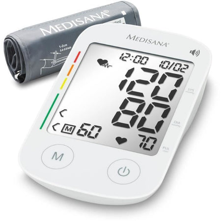 Sfigmomanometro parlante - MEDISANA - BU 535 - 6 lingue - Schermo grande - digit XXL - Misurazione aritmie - 240 Memorie
