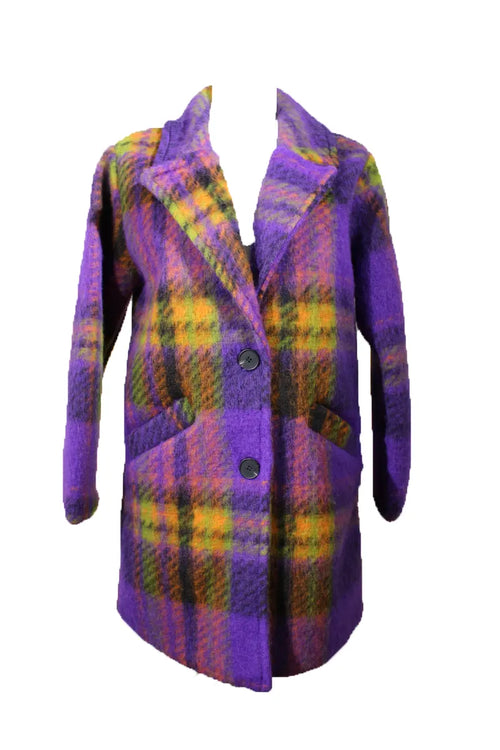 AYFEE | Cappotto jacquard scozzese