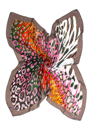 AYFEE | Sciarpa stampa digitale big animalier