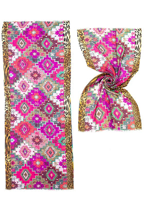 AYFEE | Sciarpa ethnic animalier print