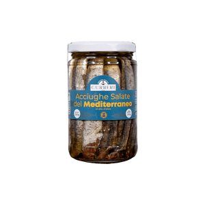 Acciughe Salate di Sciacca, Sicilia "Curreri" | Sott'olio | Lavorate a Mano | 350g