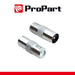 Adattatore Antenna Tv Spina Tv 9.5Mm - Presa F Sat Presa F Metallic