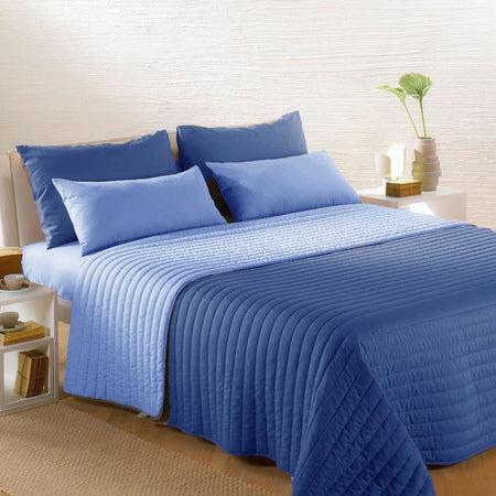 Caleffi Copriletto Trapuntato Ritmo Singolo in Microfibra D44 - Passarelli Biancheria