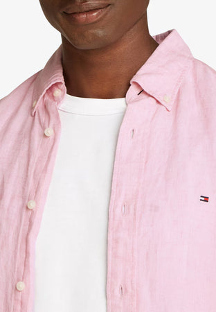 Tommy Hilfiger CAMICIA PIGMENT DYED LI SOLID RF SHIRT da uomo