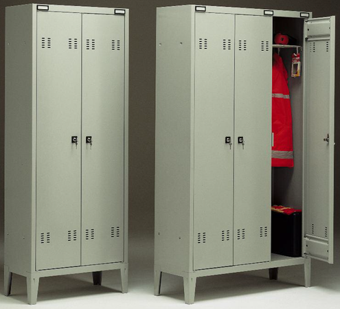 Armadietto spogliatoio monoblocco ad 1 posto cm. 38x35x180h