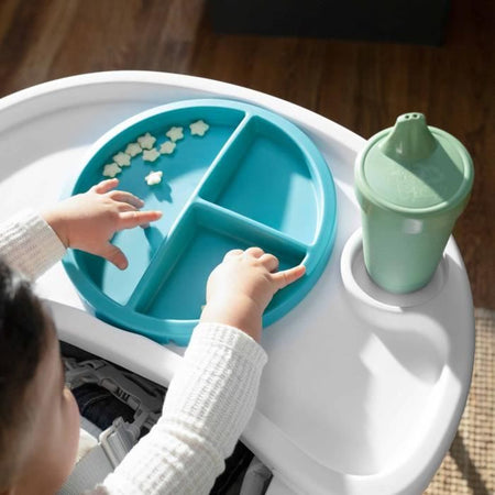 Seggiolone BABY EINSTEIN NEPTUNE per bambini dai 6 mesi ai 3 anni, completo di: tappetino per l'acqua, piastra di sicurezza, vassoio e tasca portaoggetti