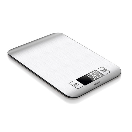 SOGO BILANCIA elettronica da cucina , acciaio inossidabile, dimensioni piccole e compatte