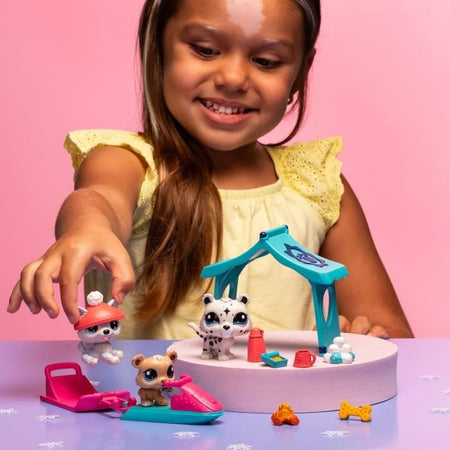 Pacchetto tematico 3 animali domestici - BANDAI - Littlest Pet Shop Snow - Animali e accessori
