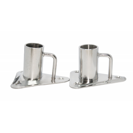 Base Per Candeliere Inox Dritta