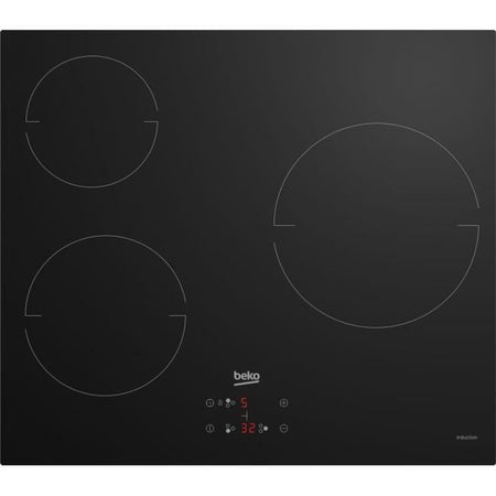 Piano cottura in vetroceramica - BEKO - 3 fuochi - 60 cm - HIC63400