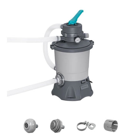 Pompa filtro/filtrazione a sabbia per piscine fino a 18 m3 - Bestway - 3.596 L/h - Con prefiltro