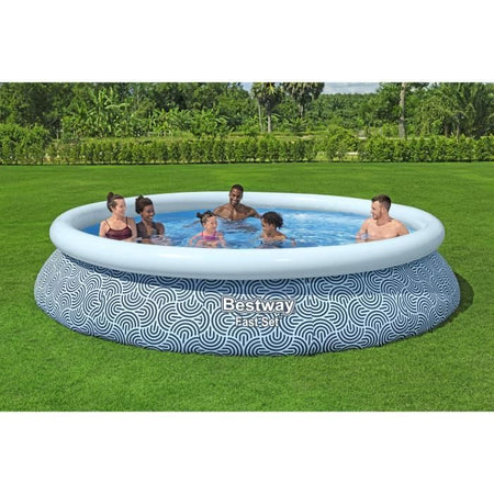 Kit piscina gonfiabile BESTWAY - Fast Set - 396 x 84 cm - Rotonda (filtro a cartuccia, 1 cartuccia)