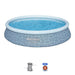 Kit piscina gonfiabile BESTWAY - Fast Set - 396 x 84 cm - Rotonda (filtro a cartuccia, 1 cartuccia)