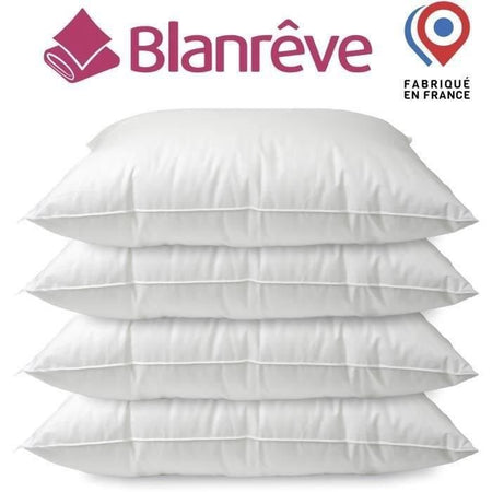 Set di 2 cuscini - Finitura di Bourdon apparente - 60x60 cm - Blanreve