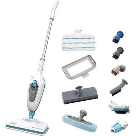 BLACK + DECKER FSMH13E10-QW - Scopa a vapore con lavamani - 1300W - 10 accessori in dotazione