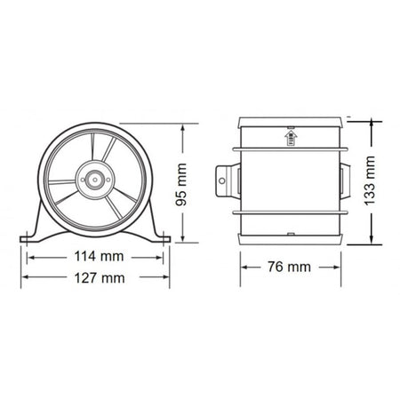 Blower 4' 12V