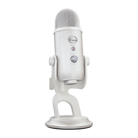 Micrófono USB - Blue Yeti Premium - para grabar, transmisión, juegos, podcasts en PC o Mac - Mist blanca blanca