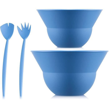 Set di 2 ciotole da 3 L e 4,9 L con posate per insalata - BODUM - Topee - Matisse