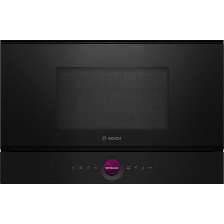 Microonde singolo da incasso - BOSCH SER8 - BFL7221B1 Nero - Volume forno: 21l - 1 modalità di cottura - H382xL594xP318mm
