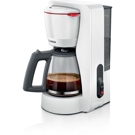 Caffettiera con filtro - BOSCH - TKA2M111 MyMoment - Bianca - Capacità 1,25 L - caraffa in vetro - sistema antigoccia