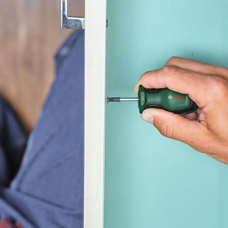 Bosch Set di 6 cacciaviti corti (per spazi ristretti PH/PZ/TX/Flat S2 acciaio punta magnetica ad alta coppia)