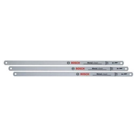 Set di lame per seghetto alternativo Bosch Clean da 300 mm, 3 pezzi (lama bimetallica resistente per tagli puliti)