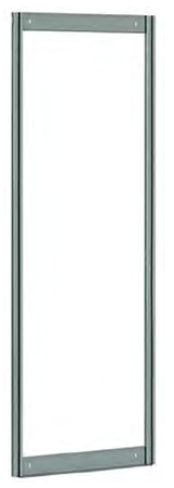 STRUTTURA POSTERIORE CM. 60x4,1x175h PER FISSAGGIO A MURO