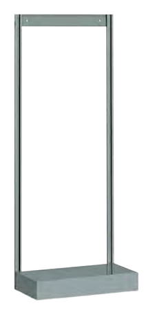 STRUTTURA POSTERIORE CM. 60x32,5x150h PER FISSAGGIO A MURO