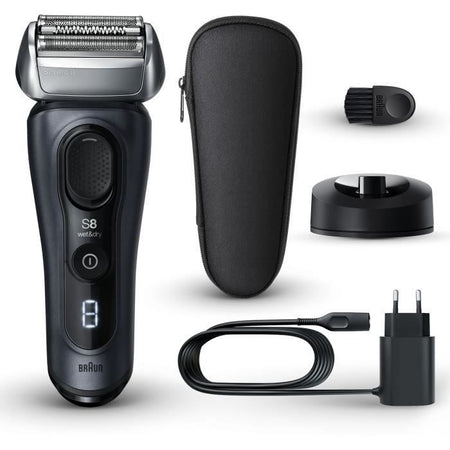 Rasoio - BRAUN - SERIES 8 8513s - 4 elementi di rasatura - Wet&Dry - 60 min - Nero
