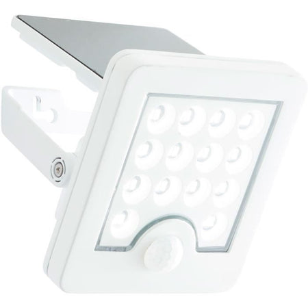Applique da esterno - BRILLIANT - LUTON - LED e solare - Rilevatore di movimento - Plastica e metallo - 4 W - Bianco