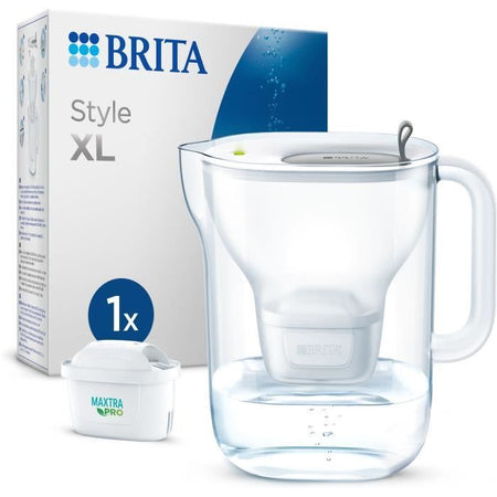 Brita Carafe Filtering Style XL Grey (3.6L) includeva 1 cartuccia per filtro All-in 1 Maxtra Pro