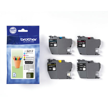 Brother 4 Cartucce Bk/C/M/Y Per Brother Mfc-J 6530 Dw, 6930 Dw