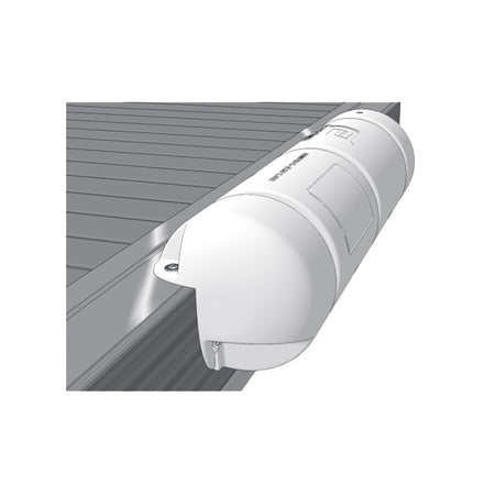 Bumper Dritto Bianco Ø Cm.18 X 40 Parabordo In Pvc Bianco Per Pontili