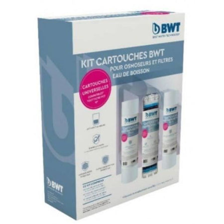 Pacchetto filtri - BWT - OSMOSEUR e triplex - Pacchetto di 3 prefiltri per unità ad osmosi