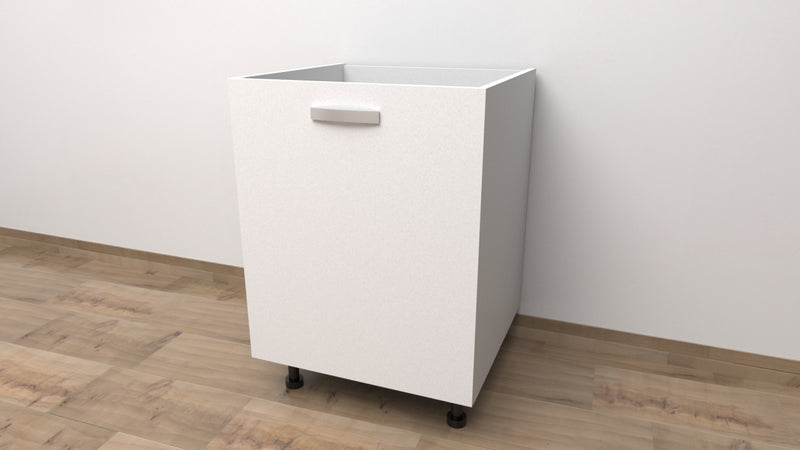 Mobile Base da 45 COMPLETO DI ANTA SPEDIZIONE IN KIT H 72 CM L 45 CM P 55,5 CM BIANCA