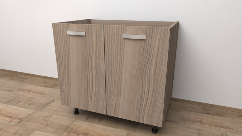 Mobile Base da 90 COMPRESA DI 2 ANTE .SPEDIZIONE IN KIT H 72 CM L 90 CM P 55,5 CM OLMO