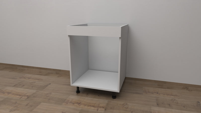 Mobile Base Forno da 60 cm, con le seguenti Misure: l=60, h72, P=55 cm spedizione in Kit, con pattina. Altezza compresa di Piedini 82 cm colore BIANCO